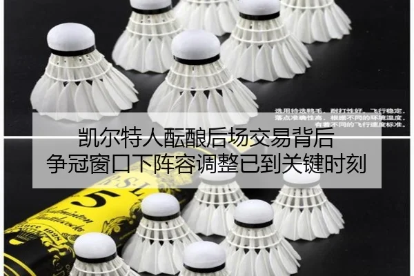 凯尔特人酝酿后场交易背后 争冠窗口下阵容调整已到关键时刻